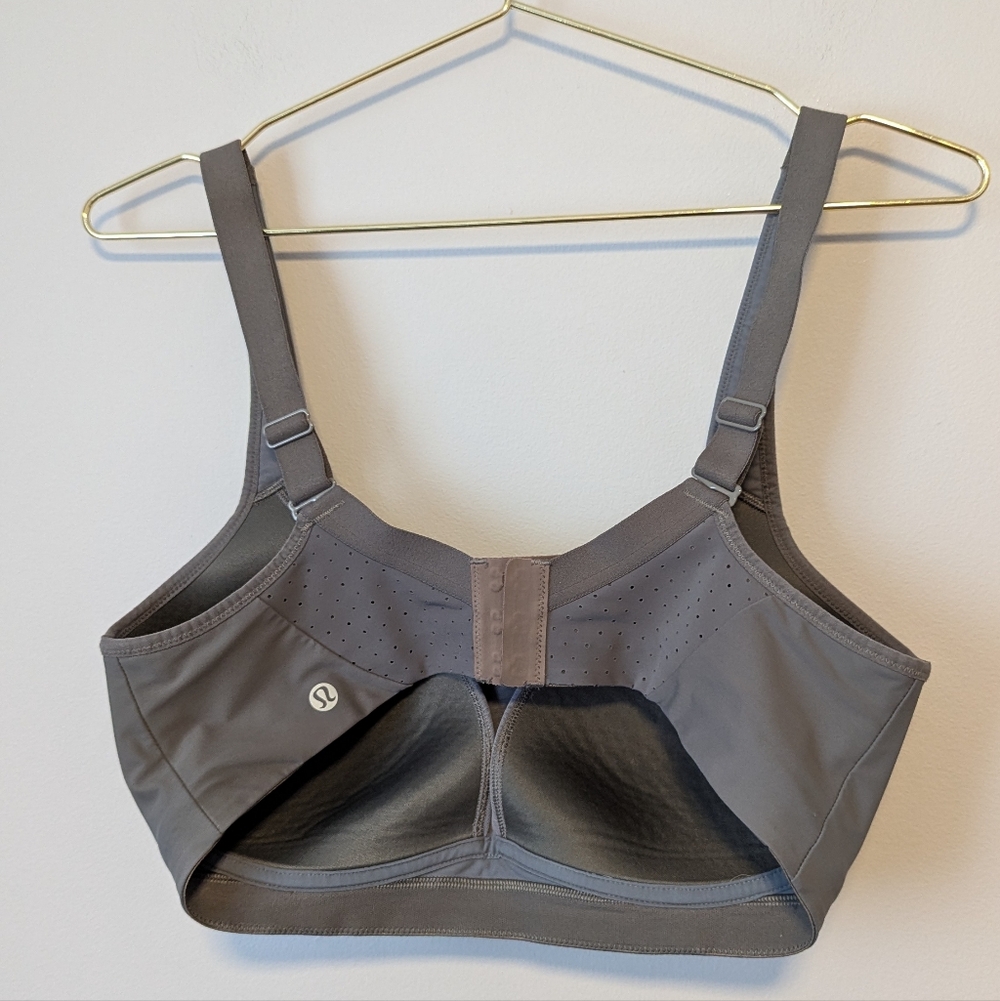 Lululemon Run Times Bra Bundle Of 2 Size 36D Mulled Wine Rover Grey LW2CQLS GUC - Picture 14 of 14